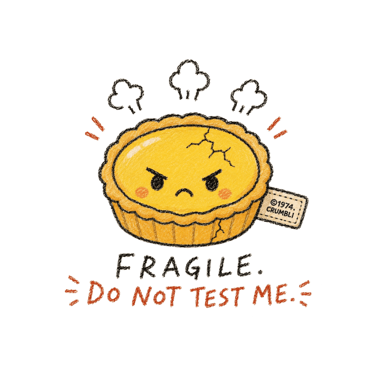 Fragile. Do Not Test Me